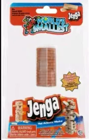 Worlds Smallest JENGA Block Game Dollhouse Miniature Desk Toy