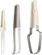 TIDTALEO 1 Set Handheld Watermelon Slicer Stainless Steel Fruit Cutting Tool for Quick and Effortless Fruit Preparation Compact and Lightweight Kitchen Supplies for Parties and Camping