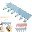 6 Clips Closet Hanger Door Baseball Hat Holder Tie Cap Rack Storage Organizer