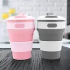 2x Collapsible Silicone Travel Water Cup Portable Outdoor Camping Coffee Tea Mug