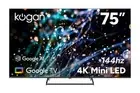Kogan 75" Mini-LED QLED 4K 144Hz Smart AI Google TV - MQ9T, 75 Inch, TVs, TV &