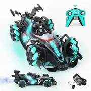 Remote Control Car Stunt Racing Car With Four-wheel Drive Light Spray Stunt Drift And Remote Control Versions,Christmas Birthday Gift Color Green