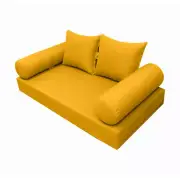|COVER ONLY| Style 4 Full Knife Edge Daybed Mattress Bolster Pillow Covers AD108