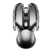 New 2.4GHz Metallic Ergonomic Silent Multipurpose Rechargeable Wireless Mouse
