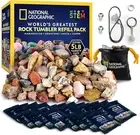 National Geographic Rock Tumbler Refill Kit 2.26Kg Gemstone Mix & Grit