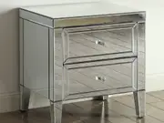 Maison Bedside Table - Silver