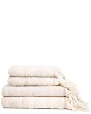 4pc Ivy Collection Maine Traditional Towel Set