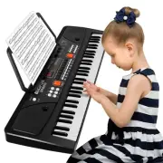 M SANMERSEN Piano for Kids with Microphone, Keyboard Piano for Beginners Elec...
