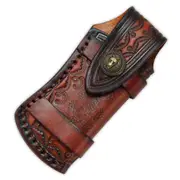 Folding Knife Holder Outdoor Tool Belt Loop Hunt EDC Multi Holster Carry Sheath Leather Scabbard Pouch Bag Pocket
