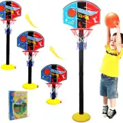 Kids Mini Basketball Stand Hoop Backboard Set Adjustable Stand Training Toy