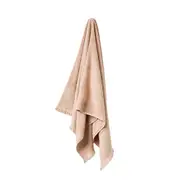 Linen House Aria Nude Cotton/Bamboo Quick Dry Soft Bath Towel 69x139cm Pink