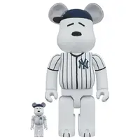 在飛比找PChome24h購物優惠-Be@rbrick MLB × PEANUTS SNOOPY