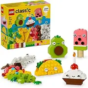 LEGO Classic Creative Food Friends Building Blocks Set, Kids Construction Toy for 4+ Year Old Boys and Girls, incl. Assorted Bricks to Build a Cupcake, Ice Cream & More, Kitchen Food Playset 11039