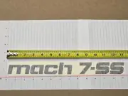 Vintage Morey Boogie Bodyboard Sticker / Decal Mach 7-SS 13" X 2" (Approx)