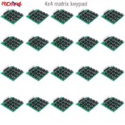 20pcs 16 Keys Button 4x4 Matrix Keypad Keyboard Module 8pin Male for Arduino RPi