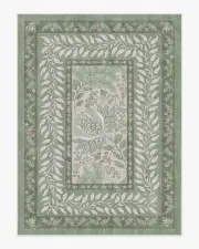 275' x 365' | Machine Washable Runner Rug | Kid & Pet Friendly | Indoor Rug | Provence Sage Rug | Ruggable