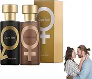 Lure Her Perfume for Men, Pheromone Cologne for Men & Women, Golden Lure Pheromone Perfume (2Pcs)