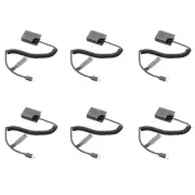 6X EL14 Dummy Coupler Battery Type-C Spring Cable for D3100 D3500 D51006742
