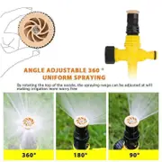 Auto Irrigation System Garden Lawn Sprinkler Adjustable Sprinkler 360 Degree Rotation