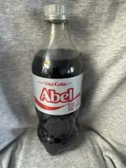 Share A Coke with Abel 2025 Personalized Gift Coca Cola Bottle 20oz Diet