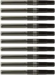 Pentel PEN Retractable Permanent Marker Refill Black Ink Box of 10 Refills (XNR3-A)