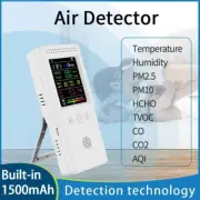 9-In-1 Air Quality Monitor Tester for Temperature Humidity HCHO TVOC PM2.5 PM10