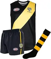 Richmond Tigers Junior Youths Kids AFL Auskick Playing Pack Jumper Guernsey Jersey Shorts Socks
