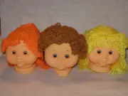 Vintage 80s Sweet Love Kids Generic Cabbage Patch Craft Your Own Doll Heads