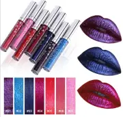 Non-stick Metallic Matte Shiny Glitter Flip Lip Gloss Liquid Lip stick Makeup