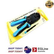 Professional RJ Crimper RJ10 RJ11 RJ12 RJ45 4/6/8/10 Way Modular Plugs