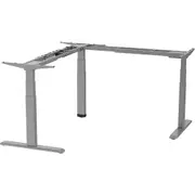 ERGOVIDA Electric Sit-Stand Corner Desk Frame Only 1280 x 700 x 570mm Grey