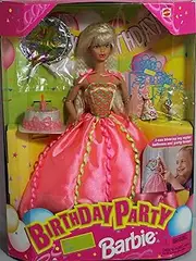 Barbie Birthday Party Doll Can Blow up Party Favors and Blow Out Birthday Candle