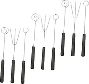 iplusmile 9Pcs Stainless Steel Dipping Forks Set for Chocolate Fondue Cheese and Candy Decoration Tools for DIY Baking and Multi Functional Kitchen Gadgets