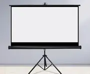 Outdoor Portable Movie Screen, HD Lightweight Projector Screen Black Frame 16:9 Projection Screen for Home Theater Business Backyard Parties Games(214x118cm/84x46in)