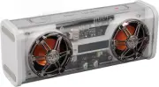 Portable Bluetooth Speaker, Transparent Wireless Speaker with Colorful Lights, B