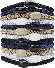 L. Erickson Grab & Go Ponytail Holder, Classic, Set of Twelve - Exceptionally Secure with Gentle Hold