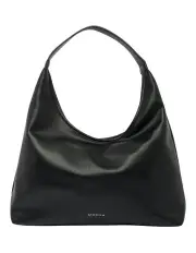 [Mocha] Emery Soft Shoulder Bag in Black