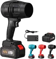 Turbosweep Cordless Power Blower, Turbosweep Super Power Air Duster, for Patio Cleaning. Lawn Care, Car Cleaning, Blowing Leaves and Dust (Black)