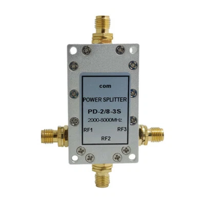 PD-2/8-3S 1/3 2-8G power splitter 2.4G 5.8GWIFI combiner SMA microstrip splitter