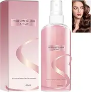 Leave-In Hair Oil Spray - Smoothing, Long-Lasting Shine, Lightweight & Non-Greasy for Frizzy,Fluffy Hair,Split Ends, Protein Smoothing Cream, Volumizing Hair Mist for Women Men All Hair Types (Pink)