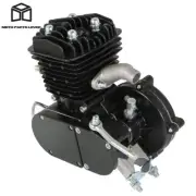 80cc 2 Stroke Motorized Motorised Bicycle Bike Cycle Gas Engine Motor Black