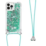 YB Quicksand Series-4 for iPhone 15 Pro Floating Bling Glitter Case TPU Protective Phone Cover