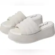NEW Free People Almost paradise platform in sea salt RTL $128 SZ 38