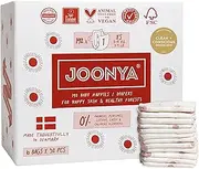 Joonya Baby Nappies, Size 1 XS (2-4 kg) - 6 Bags of 32 (192) - **New Range** - NonToxic, Eco-Friendly, Ultra Slim, Overnight Use - Made in Denmark