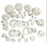 33 Plunger Cutters Great for Clay to Add Sprigs and Additions to your Piece
