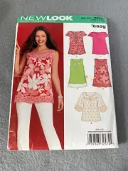 New Look 6871 Sewing Pattern Shirt And Tunics Sizes 10 12 14 16 18 20 22 Uncut 2