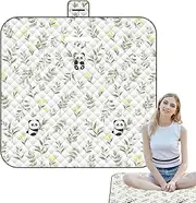 Picnic Blanket Waterproof,Outdoor Picnic Mat - Waterproof Anti-Moisture Washable 59x78in Play Mat Couch Throw Rug for Baby Climbing