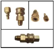 QUICK CONNECT LPG ADAPTER / COUPLING - Change 3/8" SAE gas hoses easy & quickly