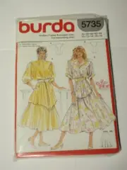 Burda 5735 Sewing Pattern Shirt & Skirt *UNCUT*
