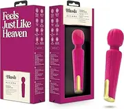 Blush Allana 20 Function Powerful Vibrating Massage Wand Deep Vibrations USB Rechargeable Ultrasilk Silicone IPX7 Waterproof Flexible Head Massager